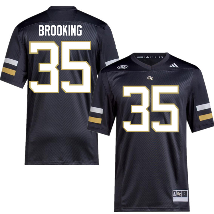 Keith Brooking Georgia Tech Jerseys,Georgia Tech Yellow Jackets College Football Uniforms-Black